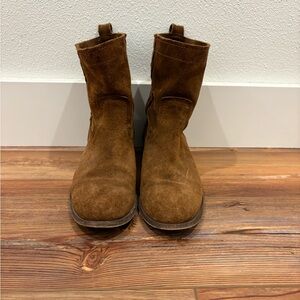 Frye Brown Suede Boots